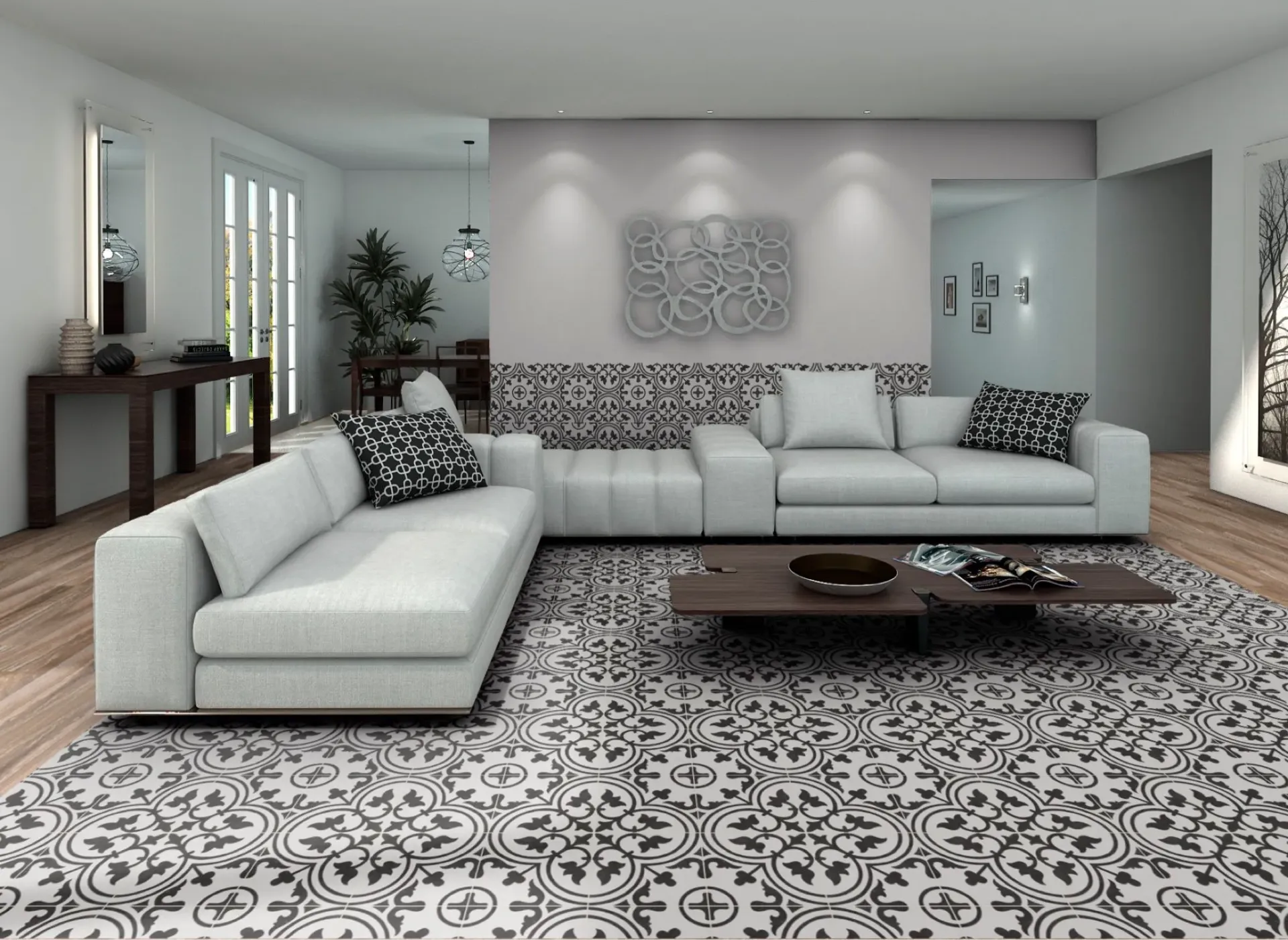 Arte White 250x250 Matt