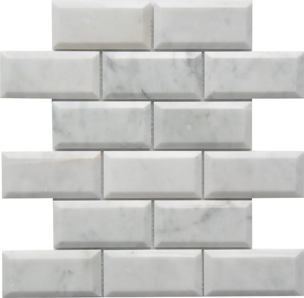 [LAD5004] Carrara White Brick Mosaic