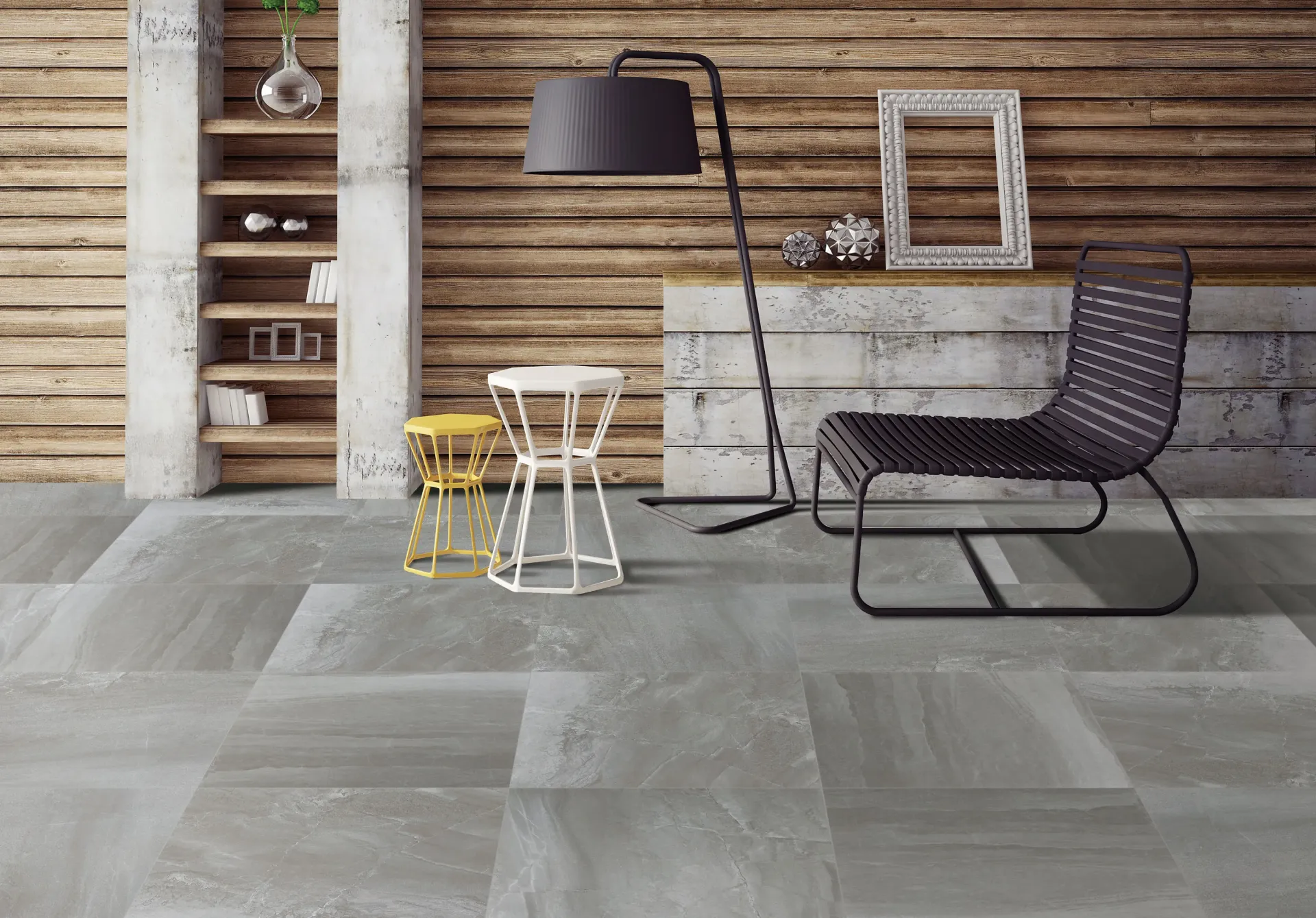 Zeus Dk Grey Gls 60x60