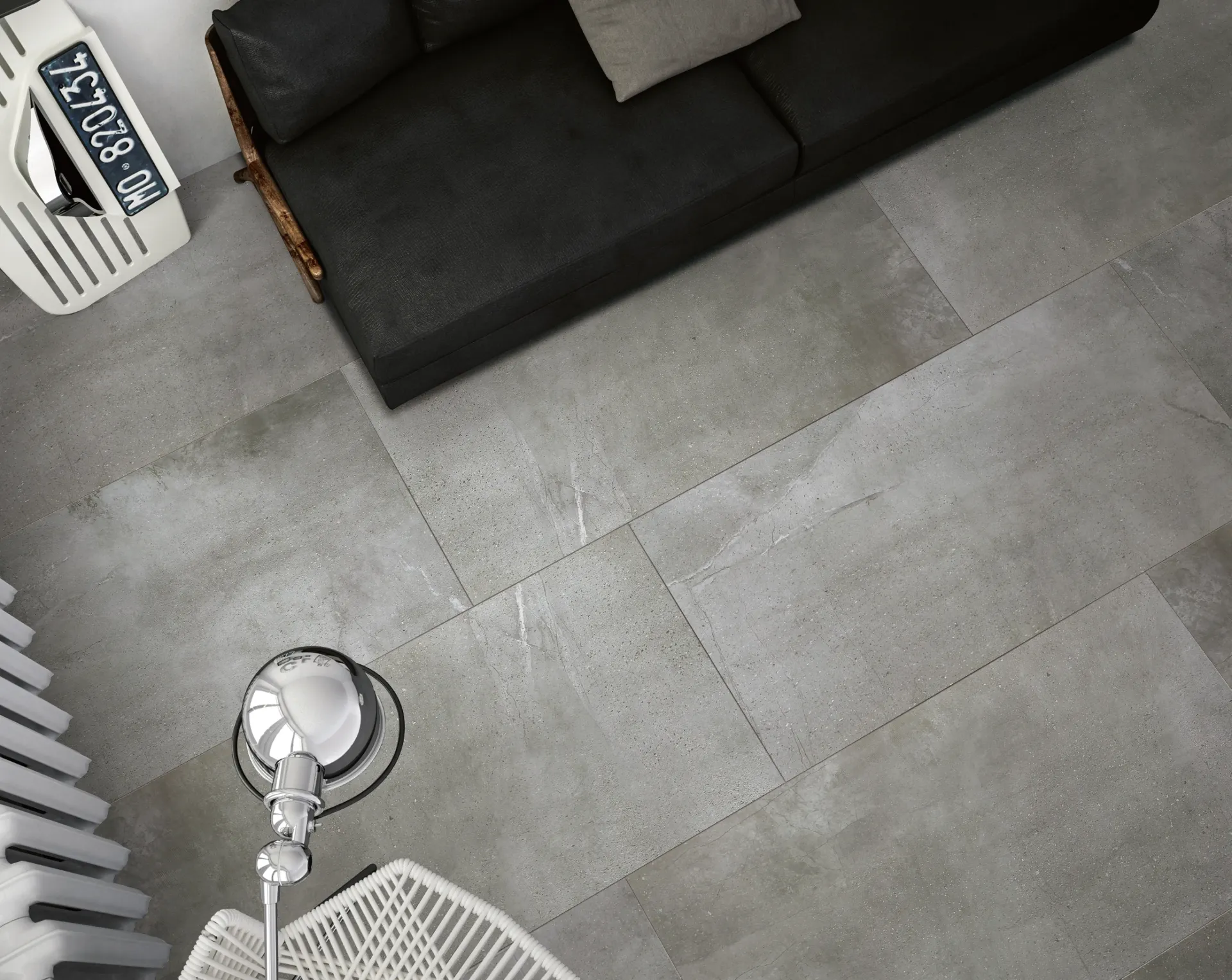 [SGIV459S5217M] Manor Dark Grey 450x900 Lappato