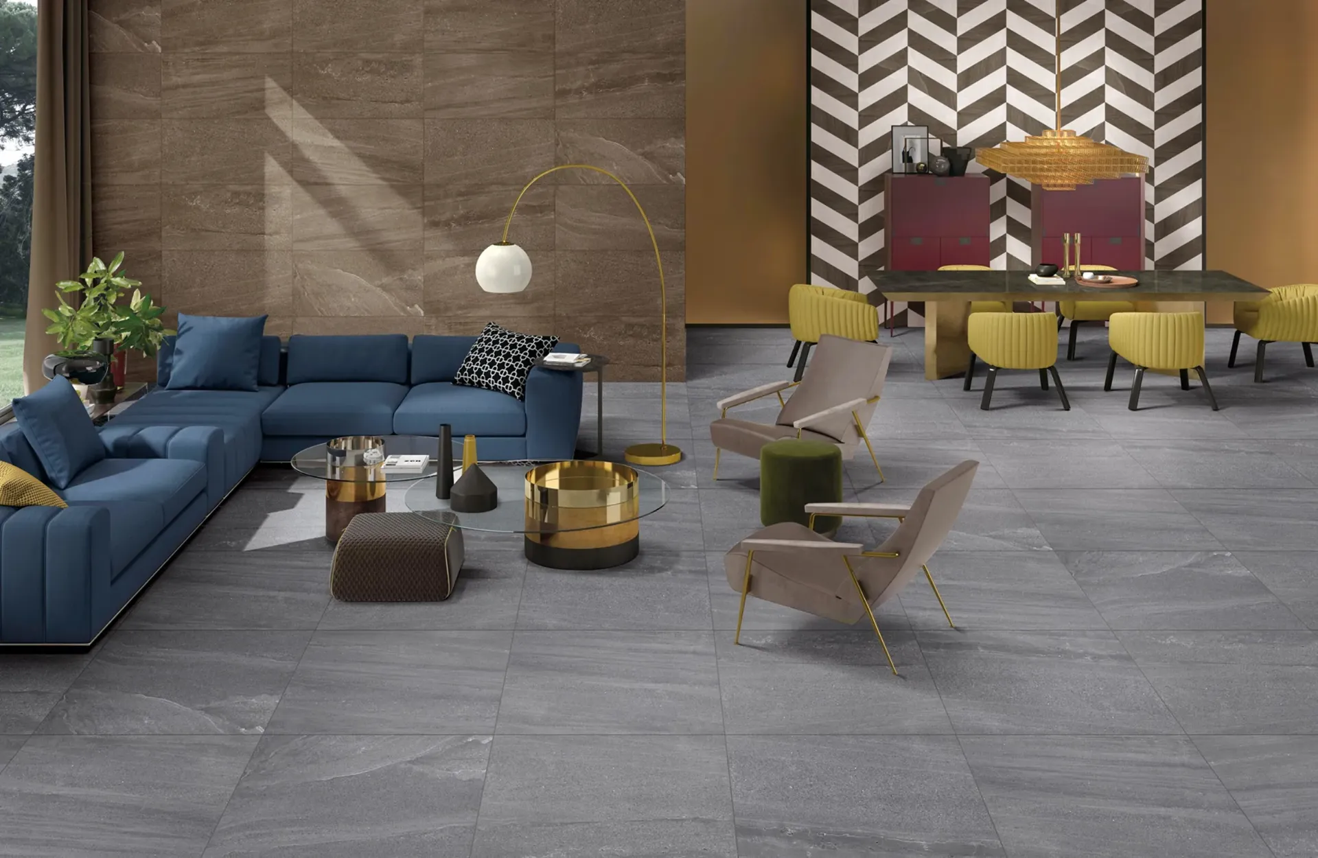 Landstone Black 600x600 Matt