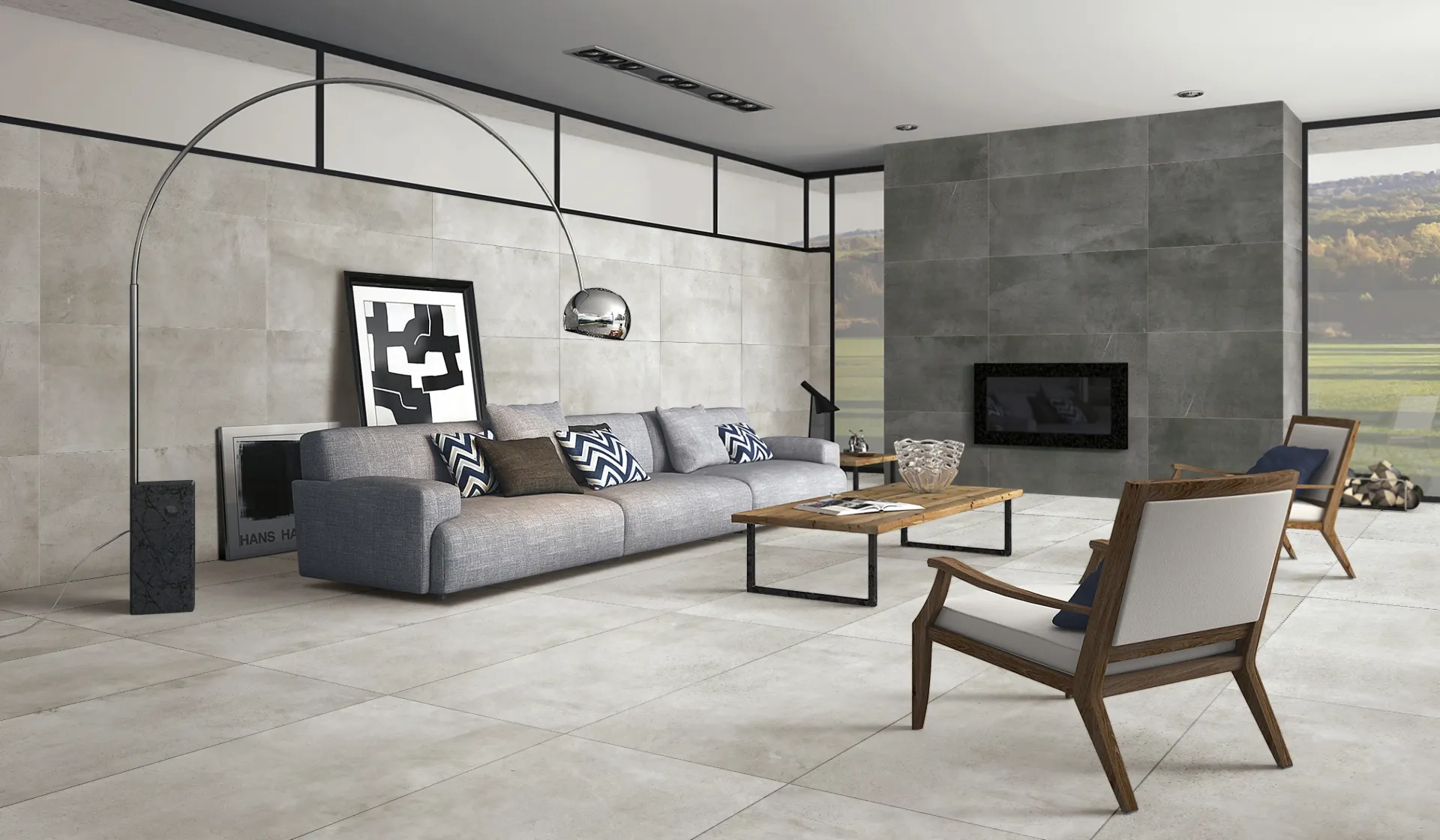 [YI459S5214] Manor Light Grey 450x900 Matt