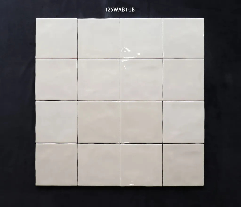 [125WAB1-JB] Drift Wave Edge Gradient Beige Gloss 125x125
