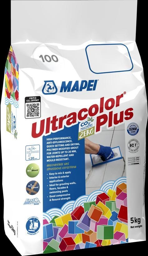 [6010045A] Mapei Ultracolor Plus ALU White 100 5KG
