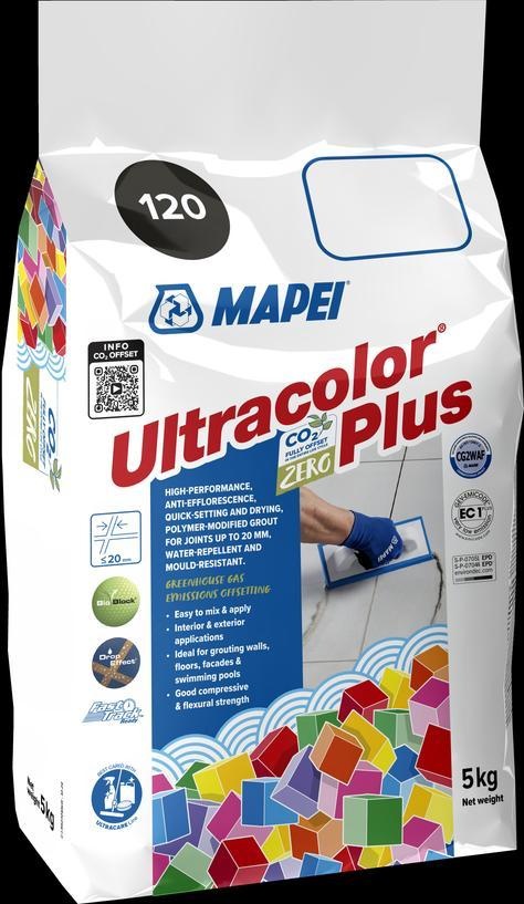 [6012045A] Mapei Ultracolor Plus ALU Black 120 5KG
