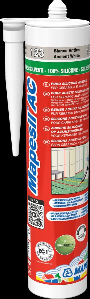 [4812342IT] Mapei Mapesil AC Ancient White 123 310ML