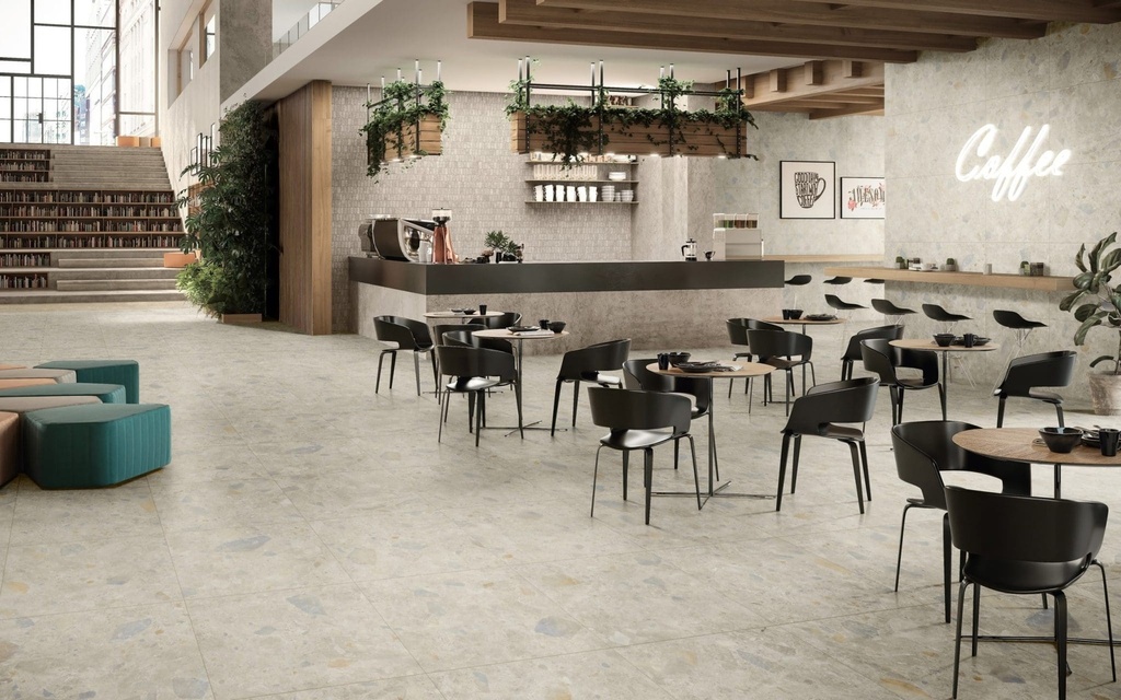 [5JAFF73-07] 60X60 TERRAZZO ROCK BEIGE MATT
