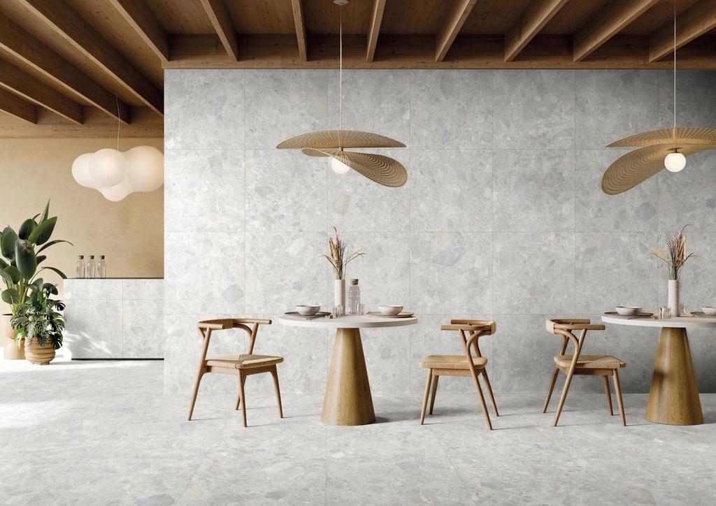 [5JAFF75W-07] 60X60 TERRAZZO ROCK BIANCO MATT